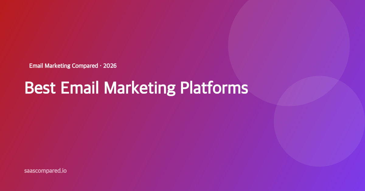 Best Email Marketing Platforms in 2026: Automation, Templates & Deliverability Compared